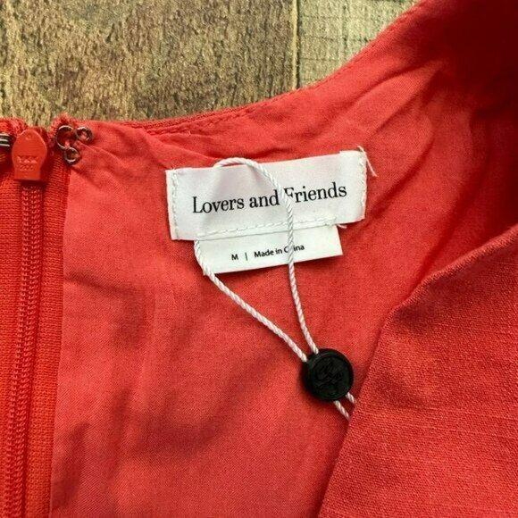 Lovers and Friends coral pink jill romper medium - Picture 6 of 10